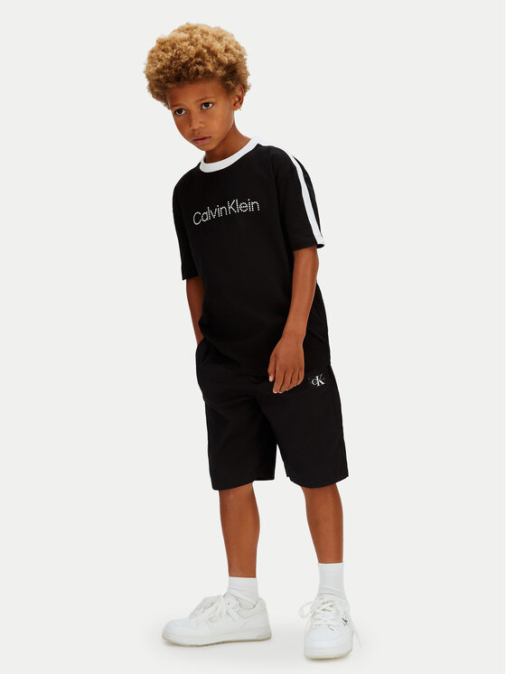 Calvin Klein Jeans Calvin Klein Jeans T-Shirt LVCKSJA01B Černá Regular Fit