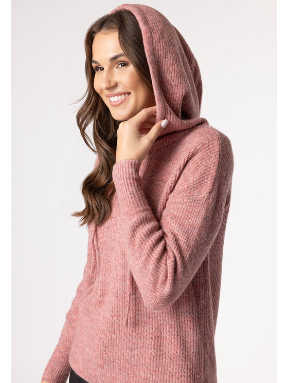 QUIOSQUE QUIOSQUE Sweter Quiosque 6NO001531 Różowy Regular Fit