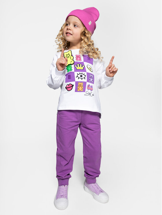 Coccodrillo Coccodrillo Jogginghose WC4120102JPK Violett Regular Fit