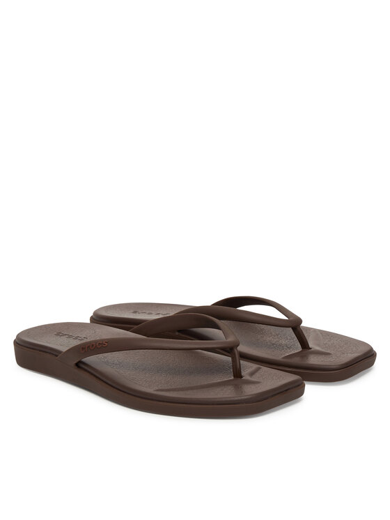 Crocs Crocs Čības uz pirksta Miami Flip 211435 Brūns