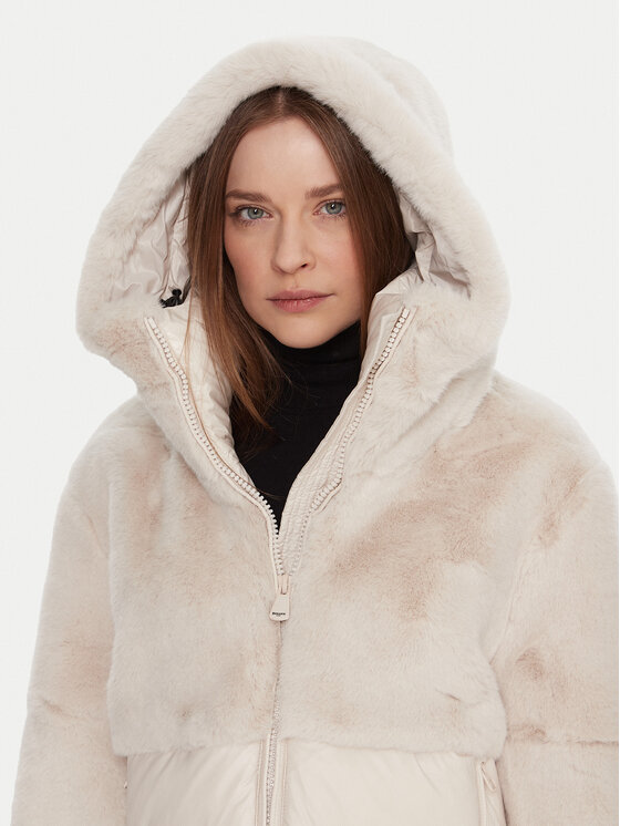 Blauer Blauer Kožušina 25WBLDC02178 Écru Regular Fit