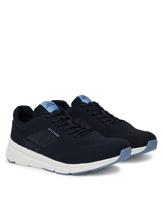 Tommy Hilfiger Tommy Hilfiger Sneakersy Modern Comfort Run Knit FM0FM05524 Granatowy