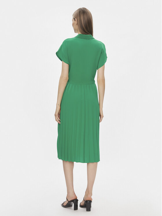 Tommy Hilfiger Tommy Hilfiger Rochie de zi WW0WW41868 Verde Regular Fit
