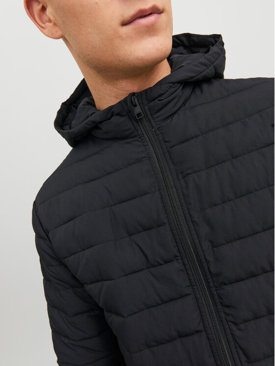 Jack & Jones Jack & Jones Demisezoninė striukė Recycle 12235898 Juoda Regular Fit