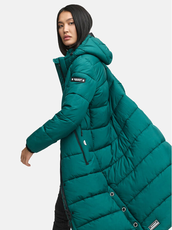 Navahoo Navahoo Kurtka zimowa Isalie Zielony Regular Fit