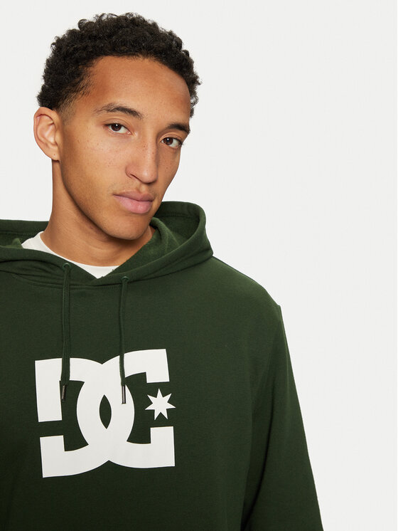 DC Shoes DC Shoes Bluza Star ADYSF03099 Zielony Relaxed Fit