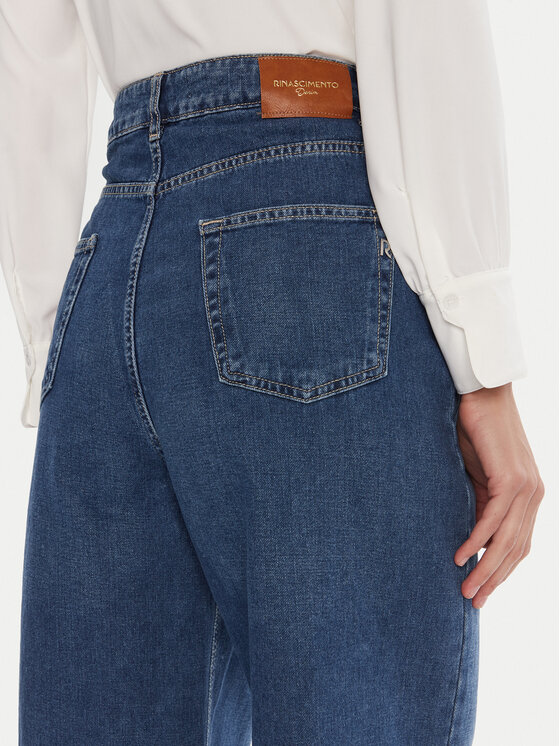 Rinascimento Rinascimento Traperice CFC0125151003 Plava Wide Leg
