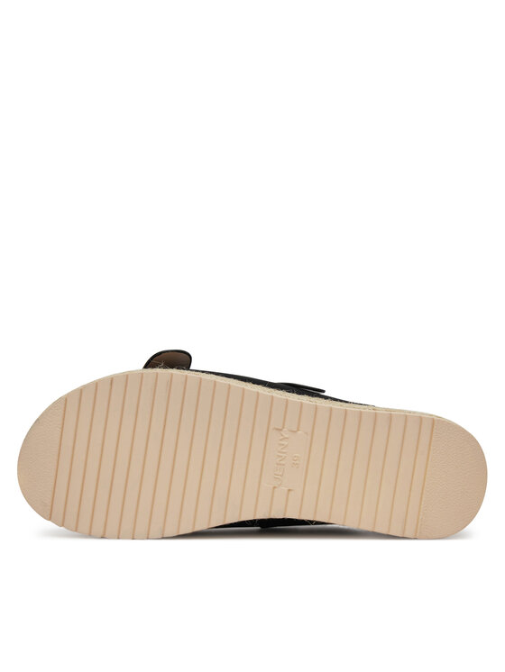 JENNY JENNY Espadrile LB-P1434-YLD Črna