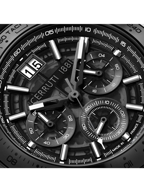 Cerruti 1881 Cerruti 1881 Zegarek Cerruti-CIWGO0085905 Czarny