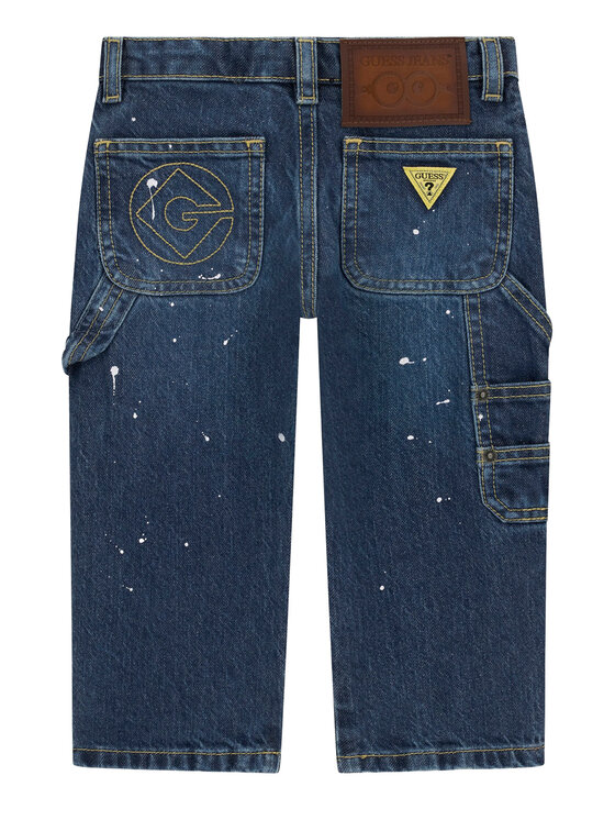 Guess Guess Дънки N6YAB3 D2273 Тъмносин Regular Fit