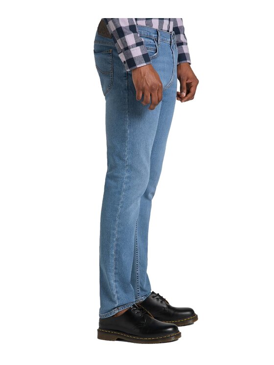 Lee Lee Jeansy L701SQBH Niebieski Slim Fit