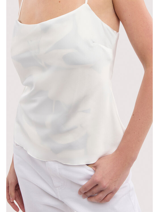 Trussardi Trussardi Bluzka D463A000406N021 Biały Regular Fit