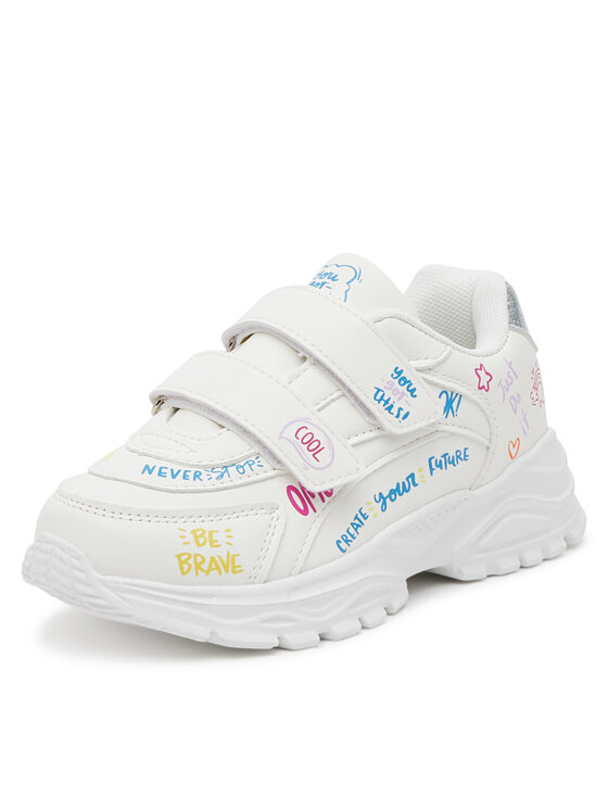 DeeZee DeeZee Sneakersy CEO-AVO-19627-002 Biela