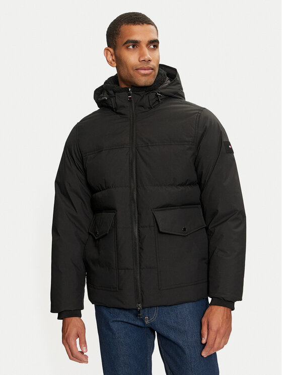 Tommy Hilfiger Tommy Hilfiger Μπουφάν χειμωνιάτικο Rockie MW0MW37125 Μαύρο Regular Fit
