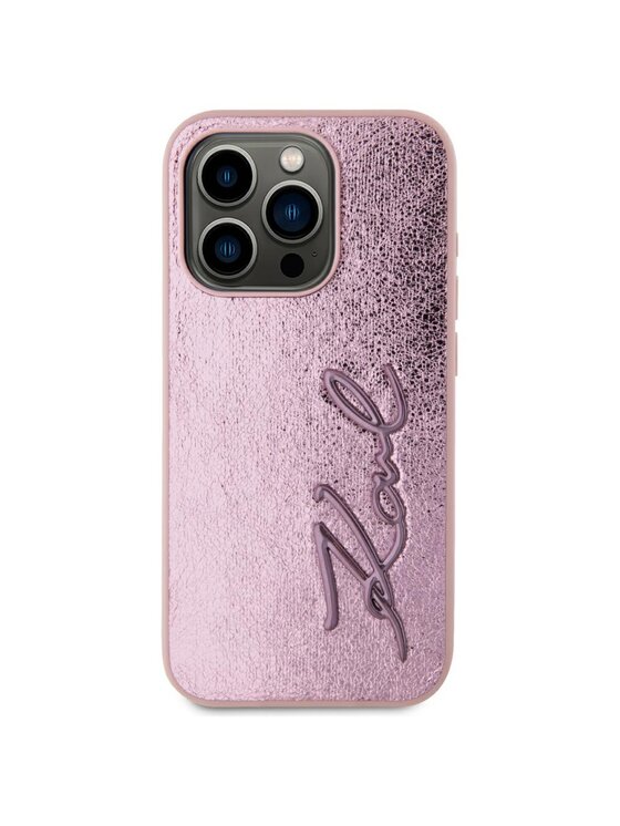 KARL LAGERFELD KARL LAGERFELD Etui na telefon iPhone 15 Pro Max Różowy