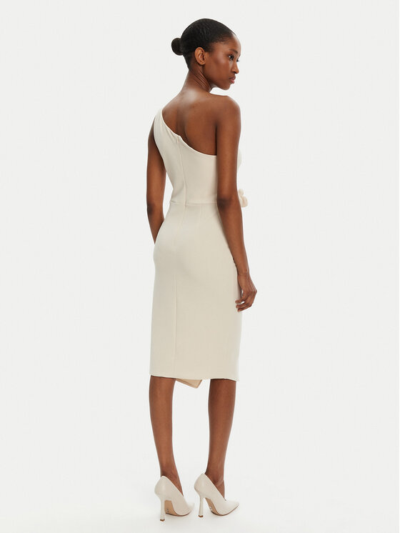 Rinascimento Rinascimento Rochie cocktail CFC0122878003 Bej Regular Fit