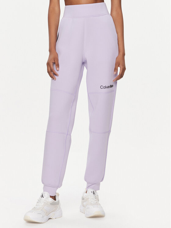 Calvin Klein Performance Donji Dio Trenerke 00GWF3P636 Ljubičasta Relaxed Fit