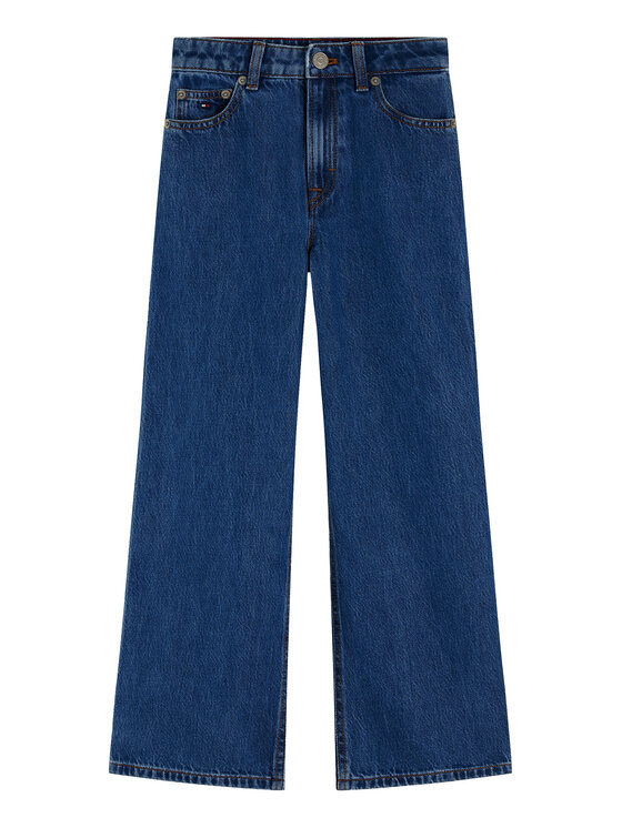 Tommy Hilfiger Tommy Hilfiger Džinsai Mabel KG0KG09421 Tamsiai mėlyna Wide Leg