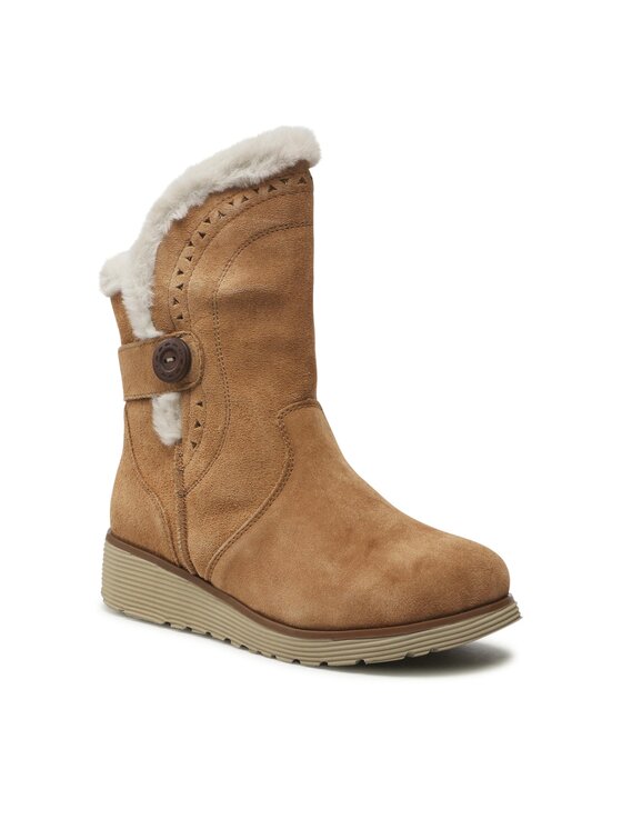 Skechers Skechers Členková obuv Cozy Peak 49811/TAN Hnedá