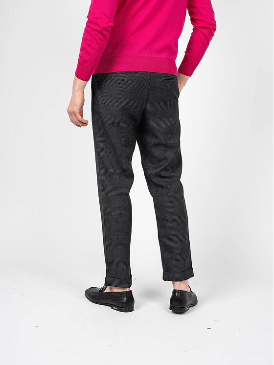 Tommy Hilfiger Tommy Hilfiger Pantaloni di tessuto MW0MW14947 | Prince Grigio Regular Fit