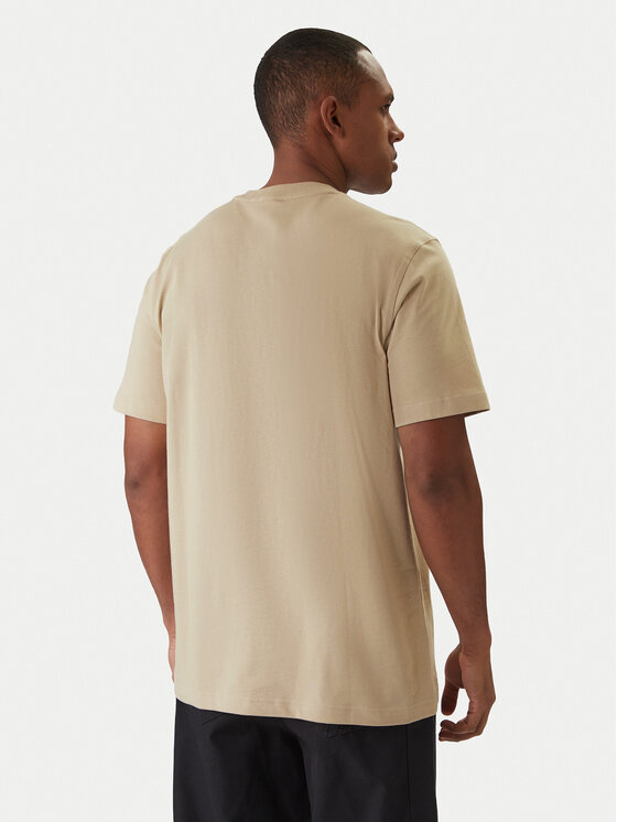 adidas adidas T-Shirt Trefoil Essentials KE1189 Beżowy Regular Fit