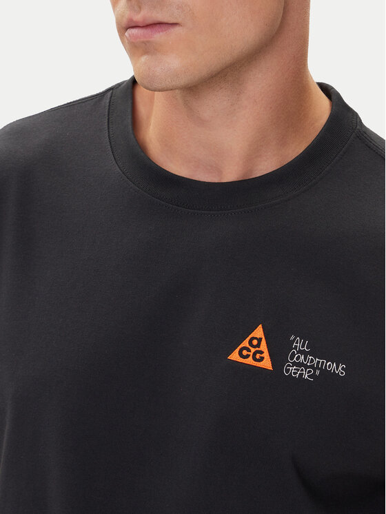 Nike Nike T-särk Acg HJ0800 Must Regular Fit