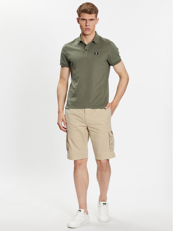 Aeronautica Militare Aeronautica Militare Polo särk 231PO1685J602 Roheline Regular Fit