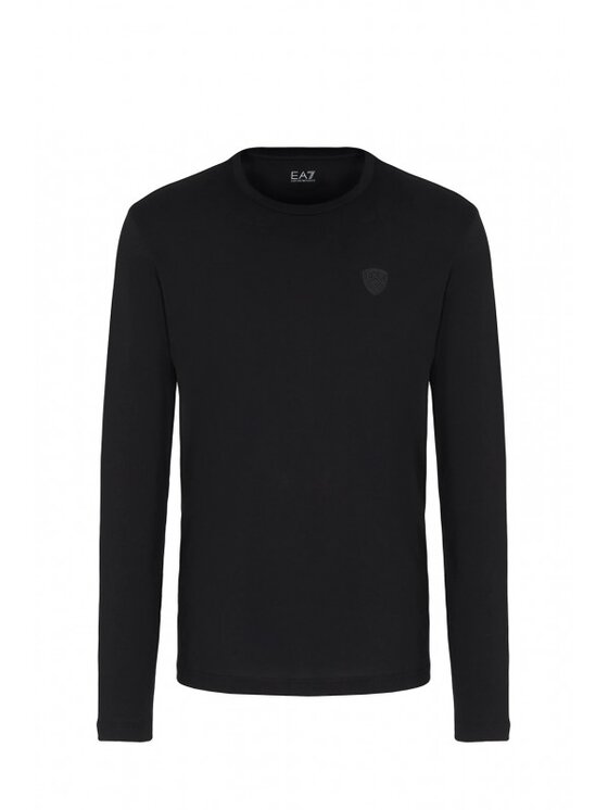 Emporio Armani Emporio Armani S dlouhým rukávem 8NPT09 PJNQZ Černá Slim Fit