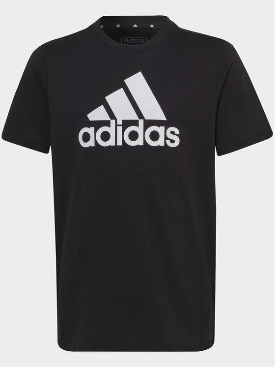 adidas T-krekls Essentials Big Logo Cotton T-Shirt IC6855 Melns Regular Fit