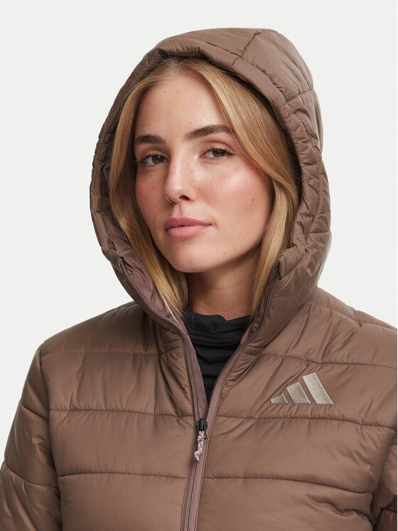 adidas adidas Geacă outdoor Terrex Multi Essentials Climawarm Insulated Hooded Jacket KX4232 Maro Regular Fit