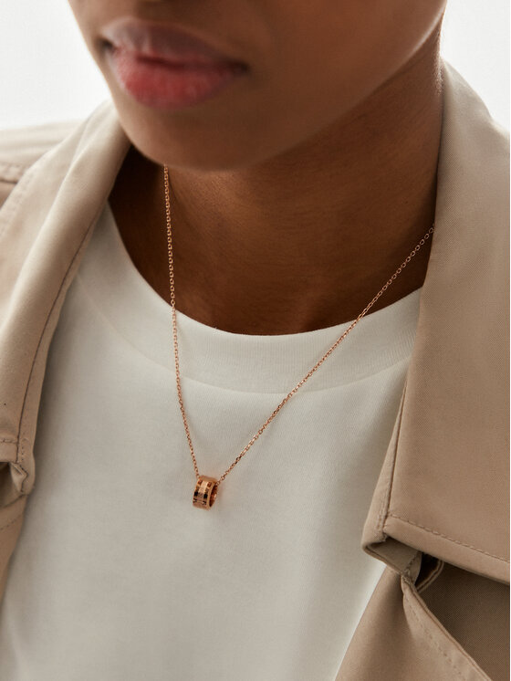 Daniel Wellington Daniel Wellington Ogrlica Elan DW00400158 Rožnato zlato