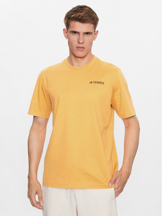 adidas Tricou IL2647 Galben Regular Fit
