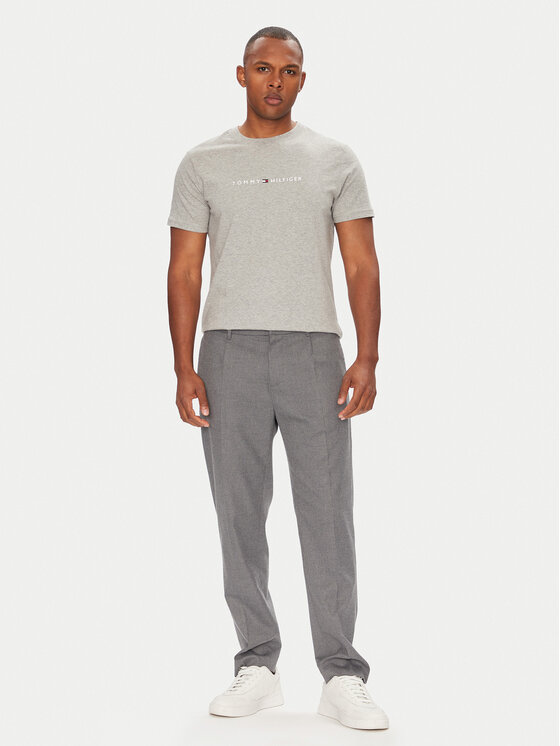 Tommy Hilfiger Tommy Hilfiger T-shirt UM0UM03525 Siva Regular Fit