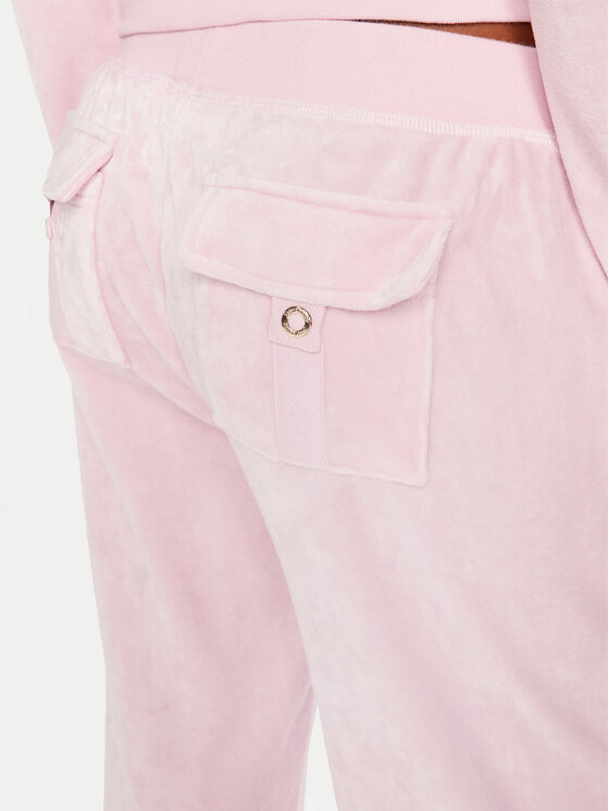 Juicy Couture Juicy Couture Spodnie dresowe Caisa JCSEBJ008 Różowy Slim Fit