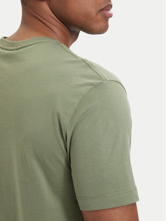 Gant Gant T-Shirt Shield  2003184 Zielony ciemny Regular Fit