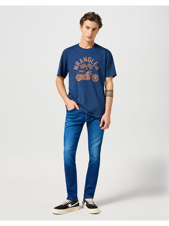 Wrangler Wrangler Jeansy BRYSON Niebieski Slim Fit