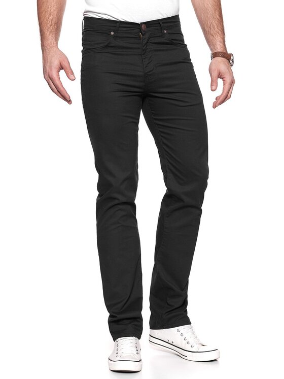 Wrangler Wrangler Pantaloni di tessuto ARIZONA Nero Straight Fit