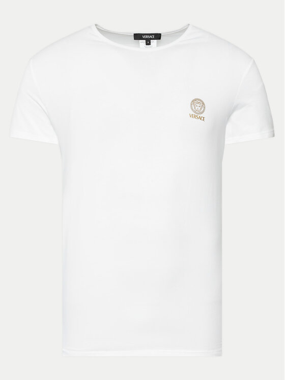 Versace Versace Set di 2 T-shirt AU10193 1A10011 Bianco Slim Fit