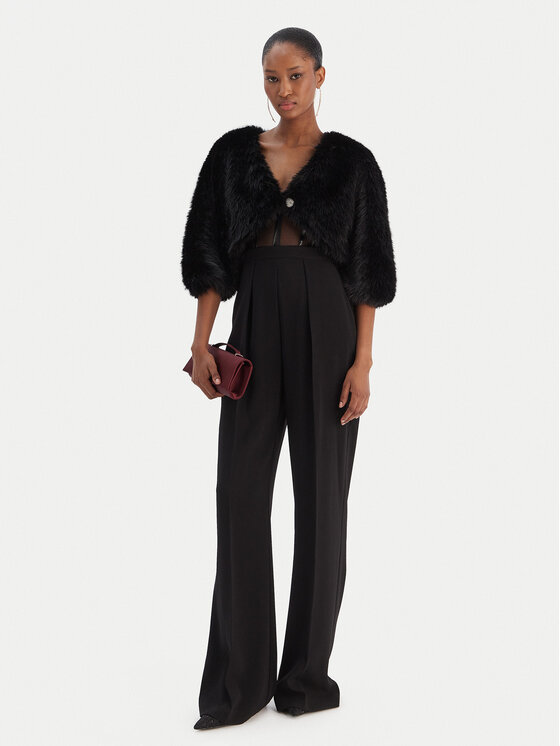 Rinascimento Rinascimento Kažoks CFC0020149002 Melns Regular Fit