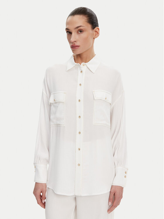 ACCESS FASHION ACCESS FASHION Srajca 53-7006-394 Bela Relaxed Fit