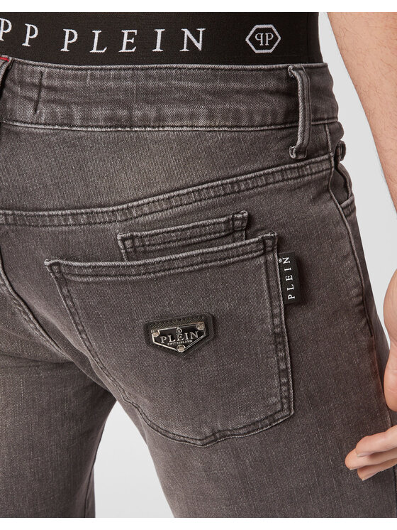 PHILIPP PLEIN PHILIPP PLEIN Džínsy 67 Sivá Slim Fit