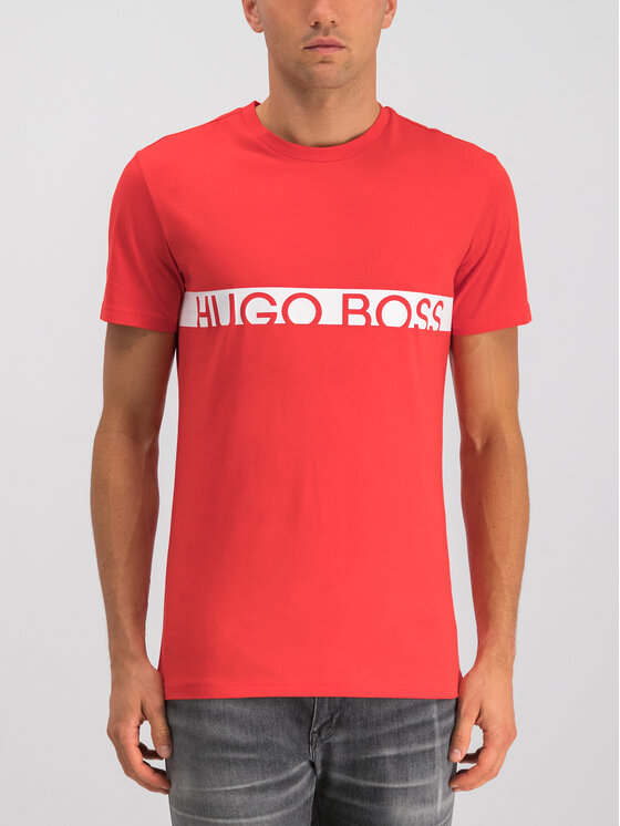 Boss Boss Marškinėliai 50407600 Raudona Slim Fit
