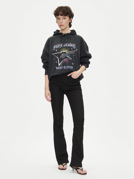 Pepe Jeans Pepe Jeans Jopa Lilian PL581469 Črna Loose Fit