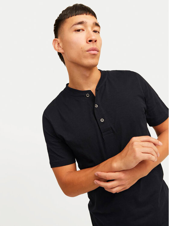 Jack&Jones Jack&Jones T-krekls Jprblunixs 12257965 Melns Slim Fit