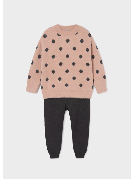 Completo pullover e pantaloni di tessuto Mayoral