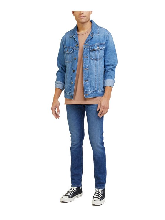 Lee Lee Jeansy L719IAC18 Niebieski Slim Fit
