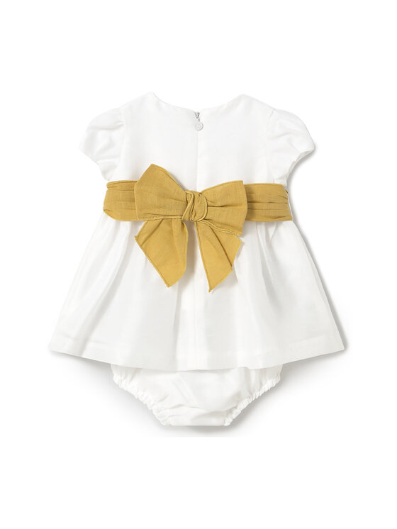 Mayoral Mayoral Elegantes Kleid 1860 Weiß Regular Fit