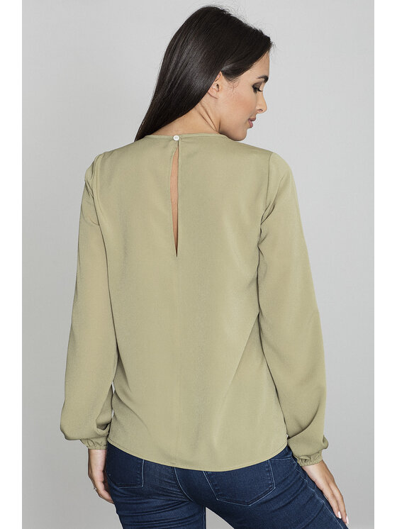 FIGL FIGL Halenka M549 Khaki Regular Fit