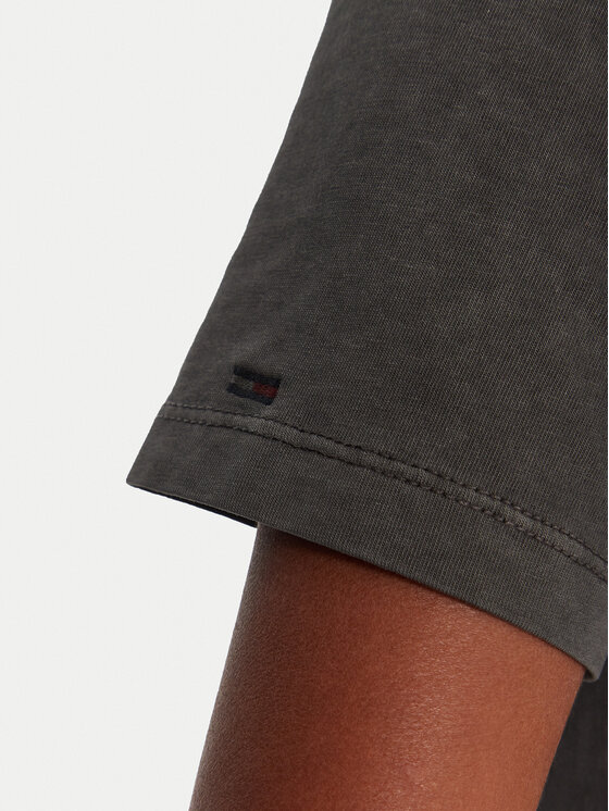 Tommy Jeans Tommy Jeans Póló Varsity DW0DW21966 Fekete Regular Fit