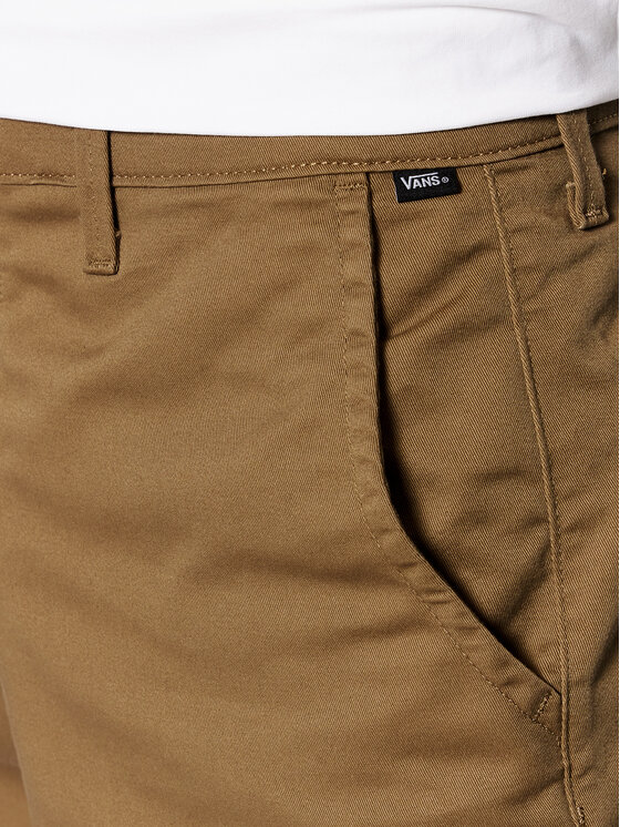Vans Vans Pantalon scurți din material Authentic VN0A5FJX Maro Relaxed Fit
